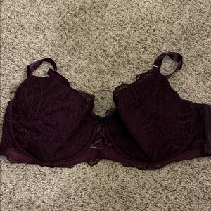 Cacique Deep Purple Lace Bra
